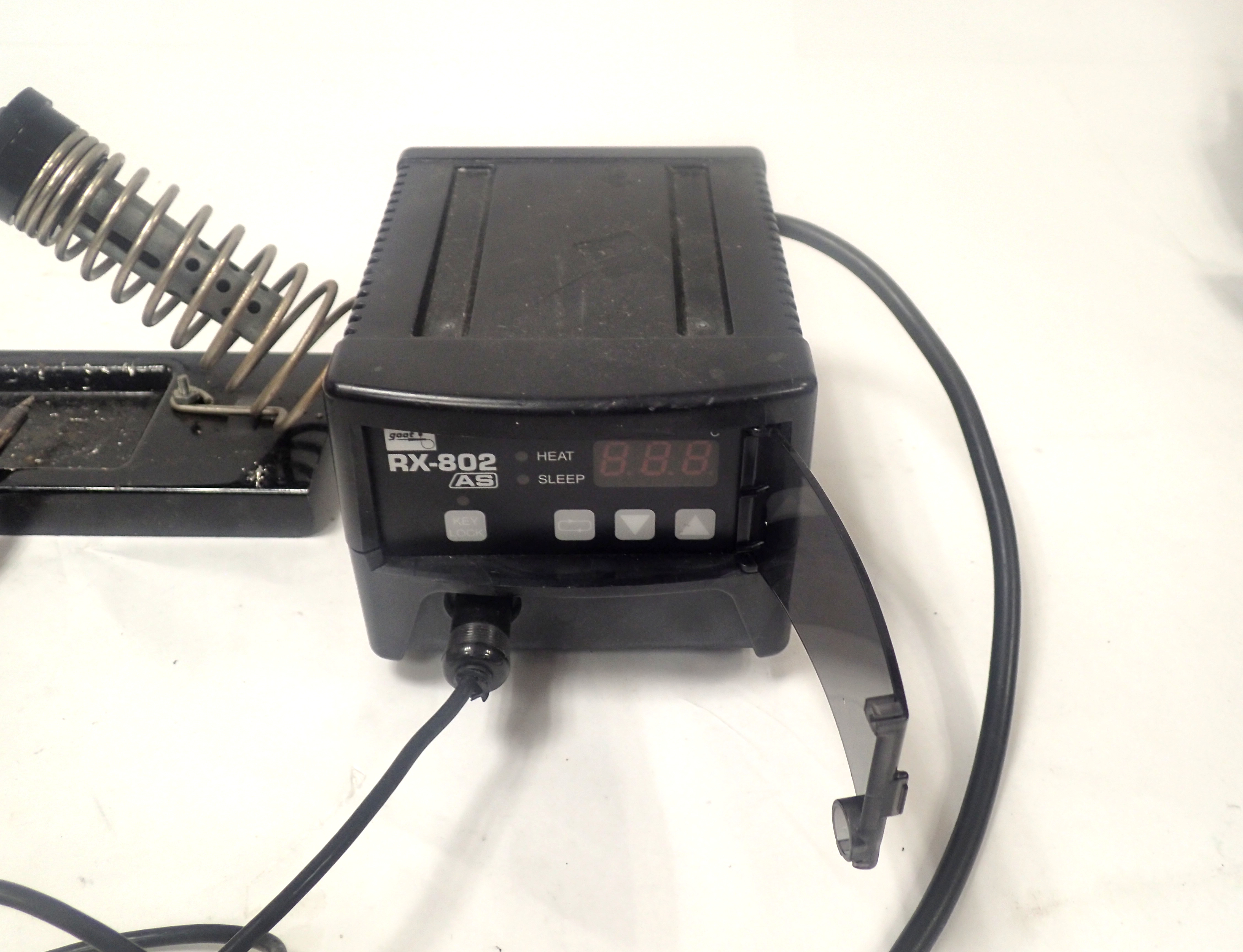 GOOT RX-802AS DIGITAL TEMPERATURE CONTROLLED SOLDERING STATION 80W MADE IN JAPAN