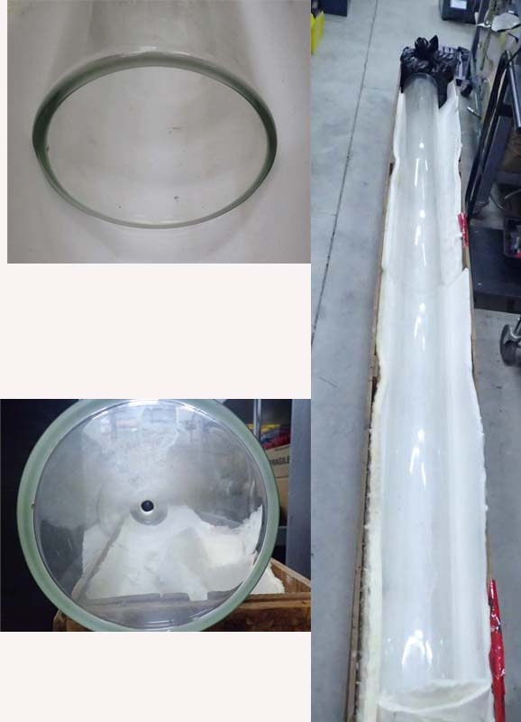 104" Clear Glass Cylinder OD 6.875" ID 6.18"