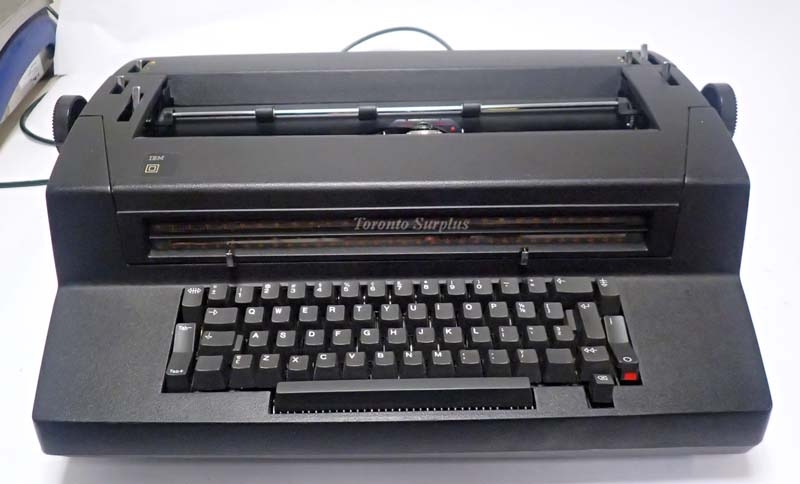 IBM Selectric Typewriter with IBM Courier 96 Head and Cover