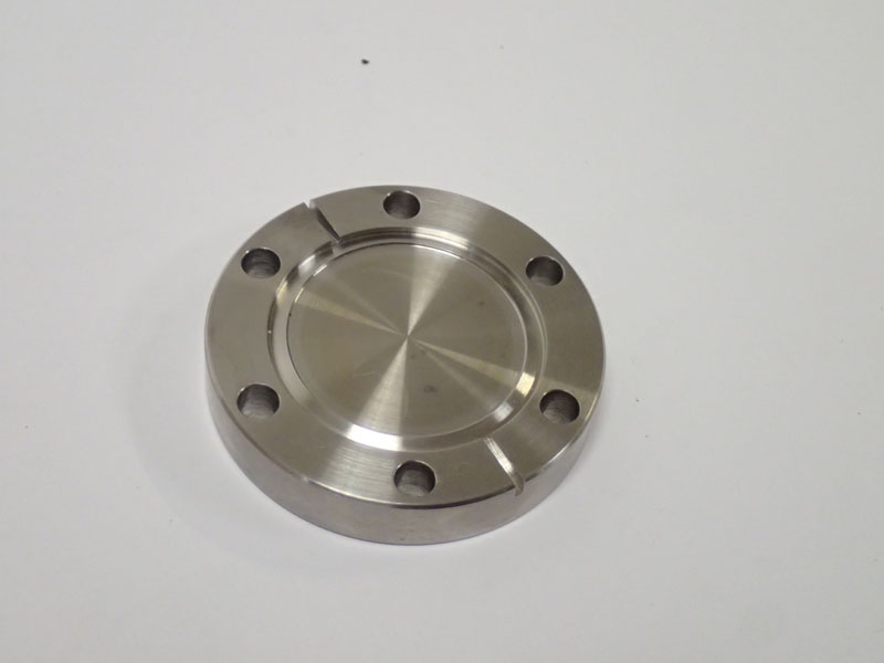 KF70 6 Hole Conflat Fixed Blank Stainless Steel Flange