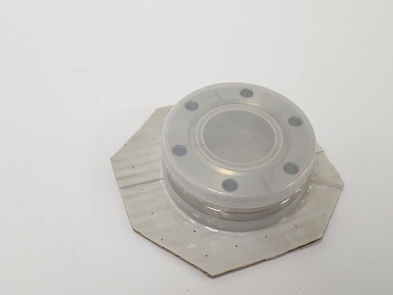 Double Sided 2 3/4'' OD Conflat Flange Bored 1 1/2'' 1'' Thick F070-038D3