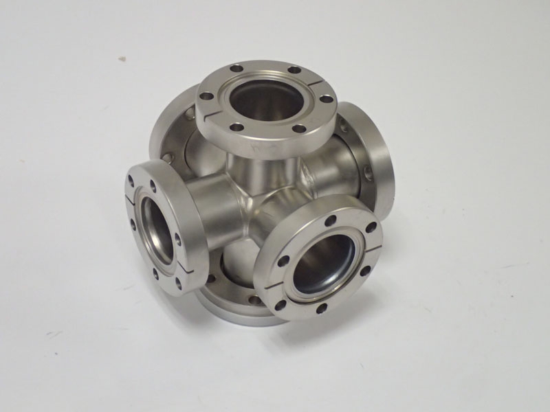 Conflat 6 Way Flange OD ~70mm/2.75'' 3 Fixed 3 Rotatable 6 Holes