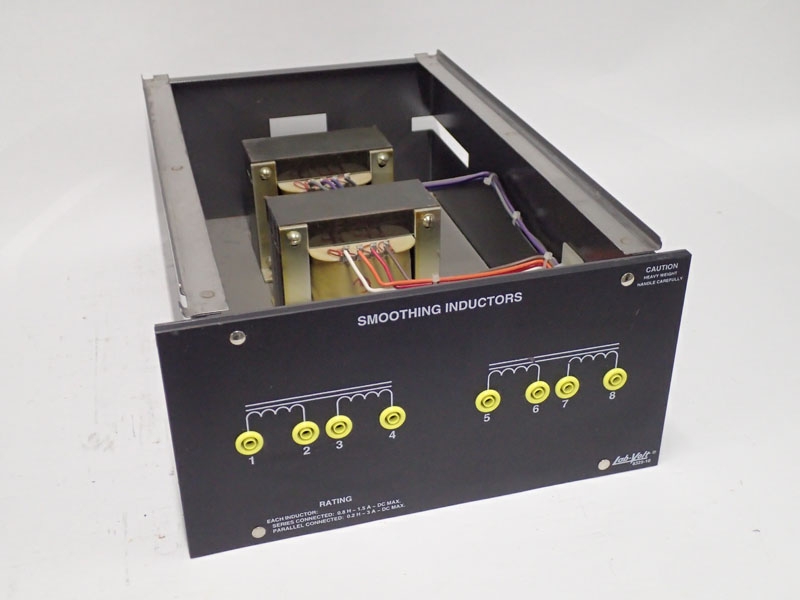 Lab-Volt 8325-10 Smoothing Inductor Series: 0.8H - 1.5A - DC Max Parallel: 0.2H - 3A - DC Max Tested