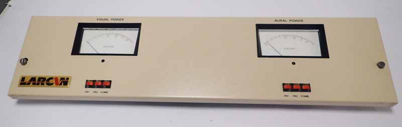 Larcan Front Panel: 40D1290G1 Prefix 5 Visual Power / Aural Power
