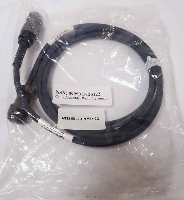 Radio Frequency Audio Cable Assembly MRC67A-024-072 6 Pin NSN: 5995015125122