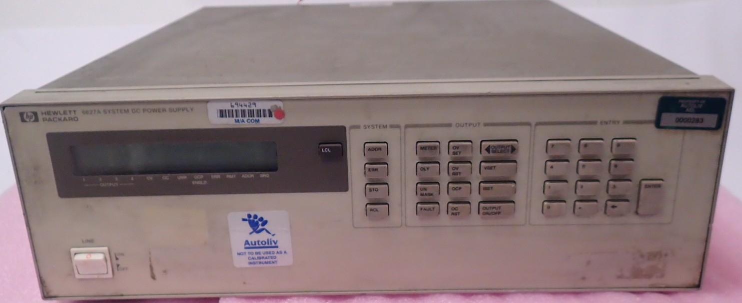 HP 6627A Quad-Output System DC Power Supply