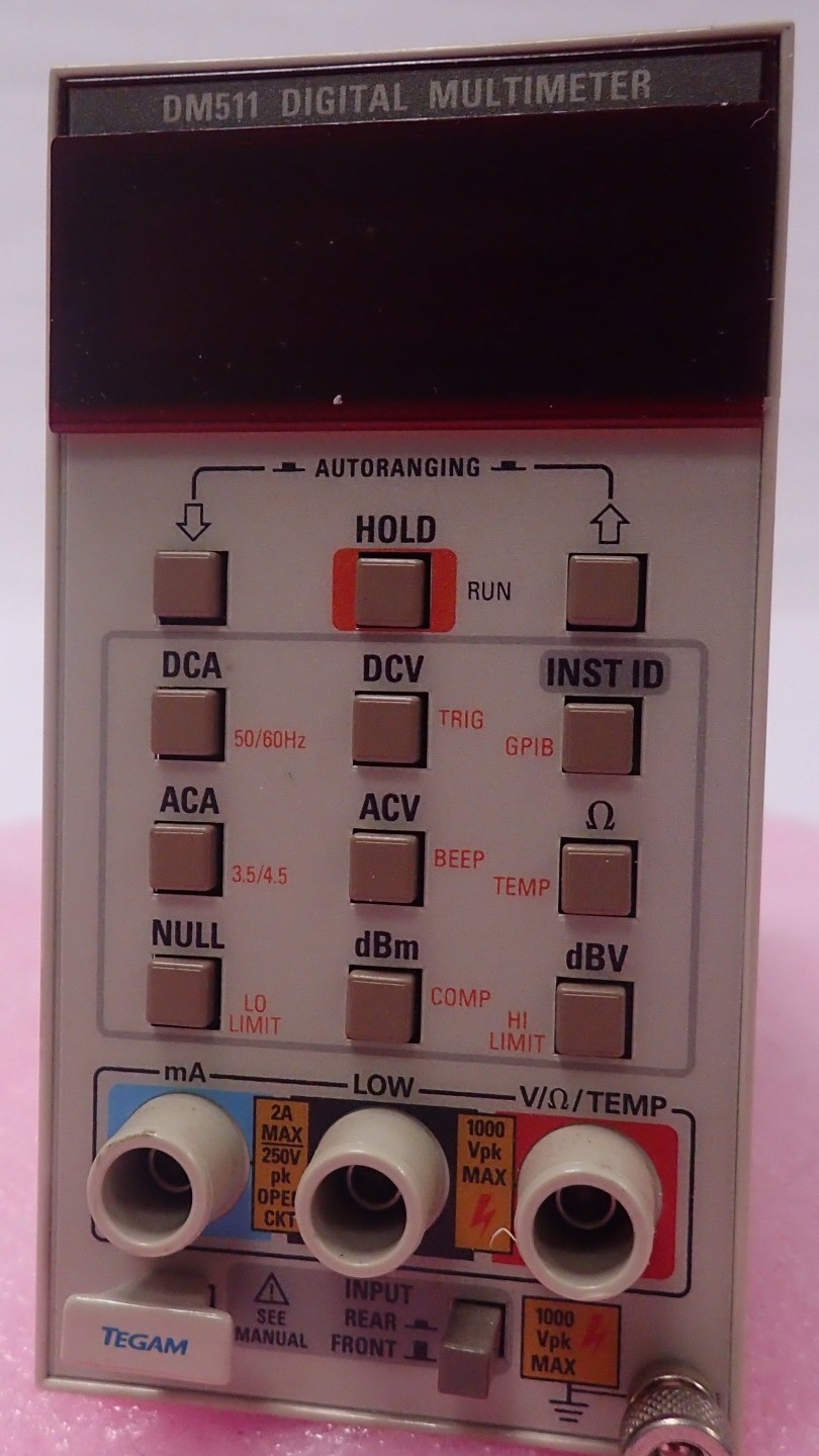 Tegam DM511 Digital Multimeter Plug-In for Tektronix TM500 series