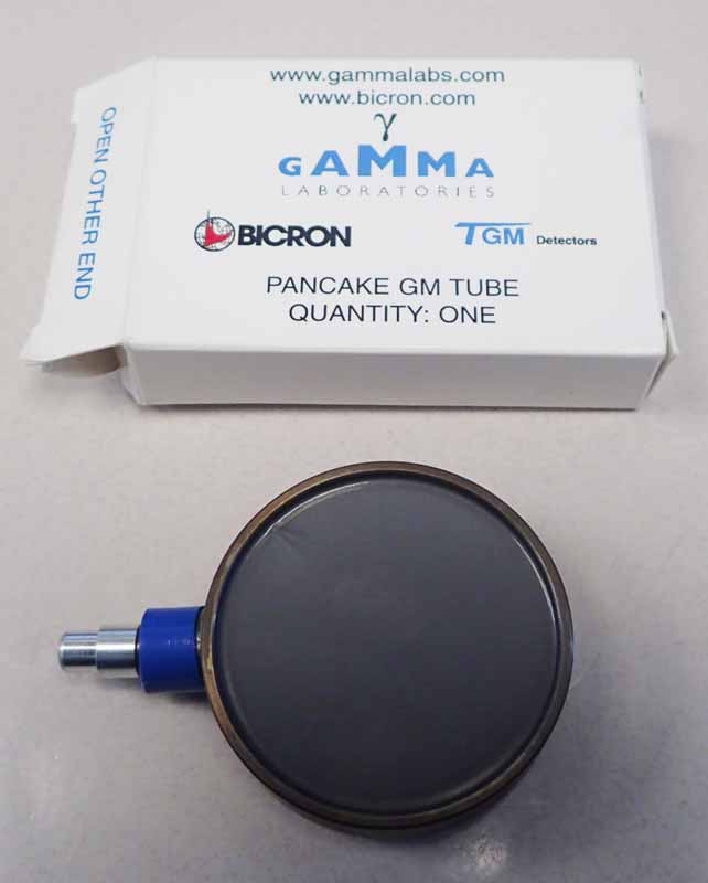 Gamma Laboratories/ Bicron TGM Detector N1002/8767 Pancake GM Tube
