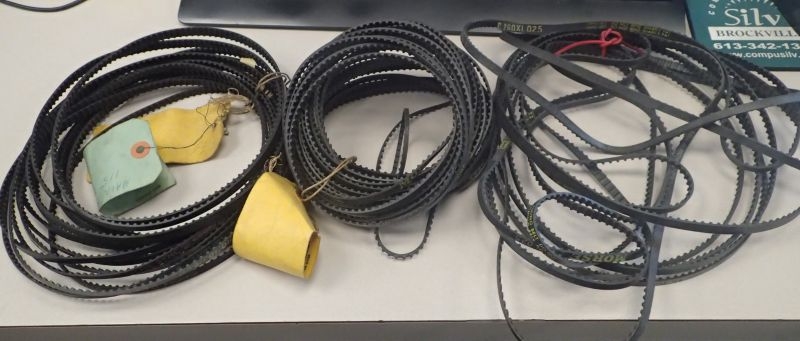 Assorted Notch Belts (Timing Belts)
