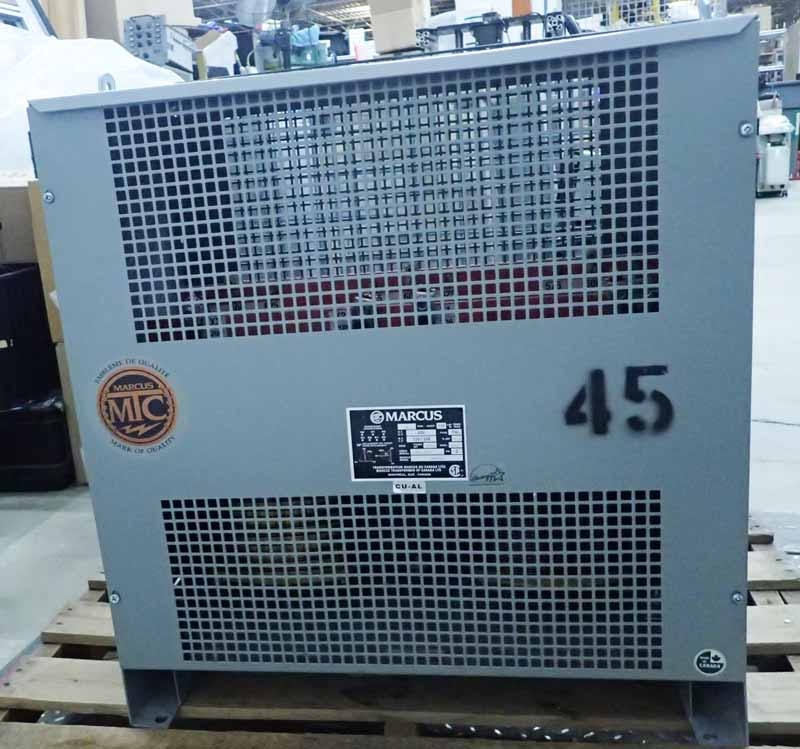 Marcus Transformer MT45A1 45 kVa H.V 600 Type TWF L.V. 120/208 3 Phase