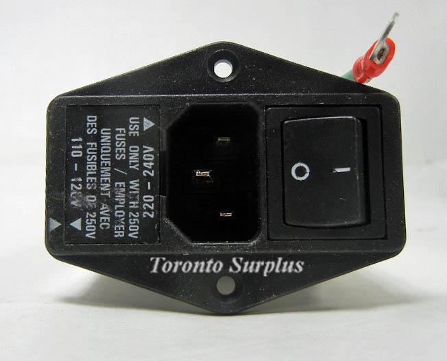 Delta 03EB3SA, EB Series Power Entry Module EMI Filters, 115VAC, 60Hz: 0.25mA / 250VAC, 50Hz: 0.45mA