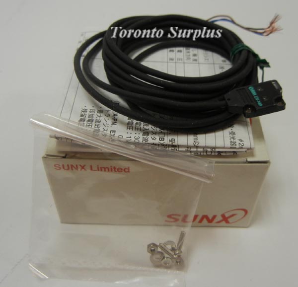 Sunx EX-14A EX-10 Series Convergent Reflective, Diffused Beam Type, Front Sensing, Ultra-Compact Photoelectric Sensor, Amplifier Built-in, 12-24VDC, Brand New / BNIB / NOS