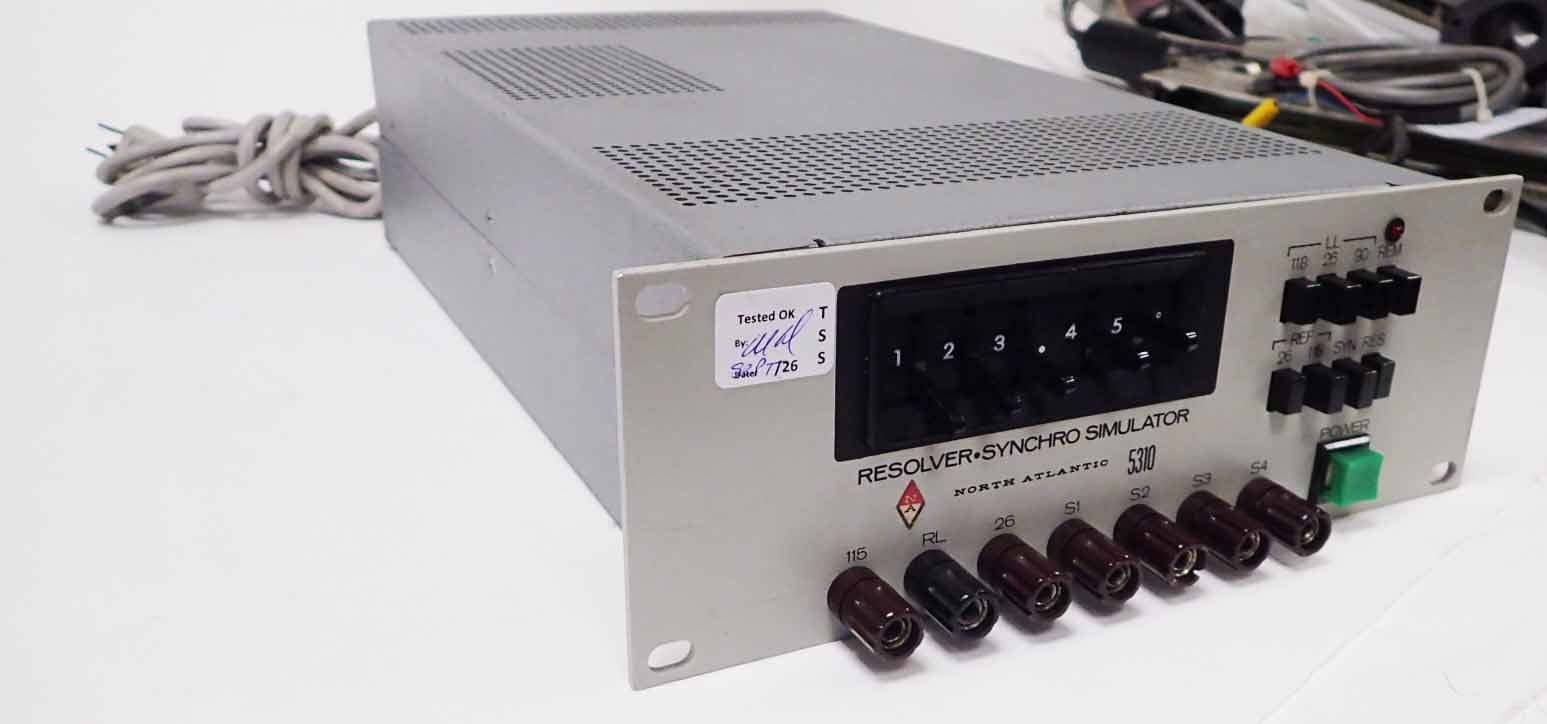 North Atlantic 5310 / 5310-F21 Resolver / Synchro Simulator 360 - 5000 Hz, IEEE-488 - Calibrated