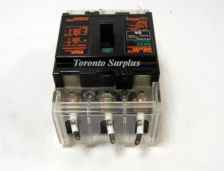 Fuji EA33 / BB3AEA-005 Auto Breaker, 3 Pole, 220-240VAC, 10A