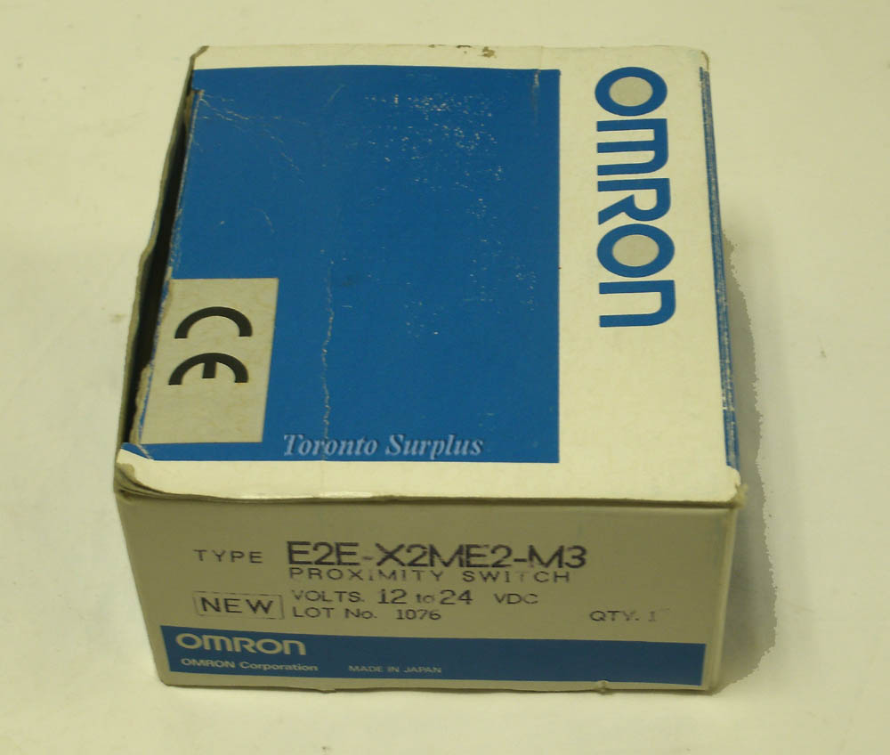 Omron E2E-X2ME2-M3 / E2EX2ME2M3 Proximity Switch, Sensing Distance 2mm, BNIB / NOS