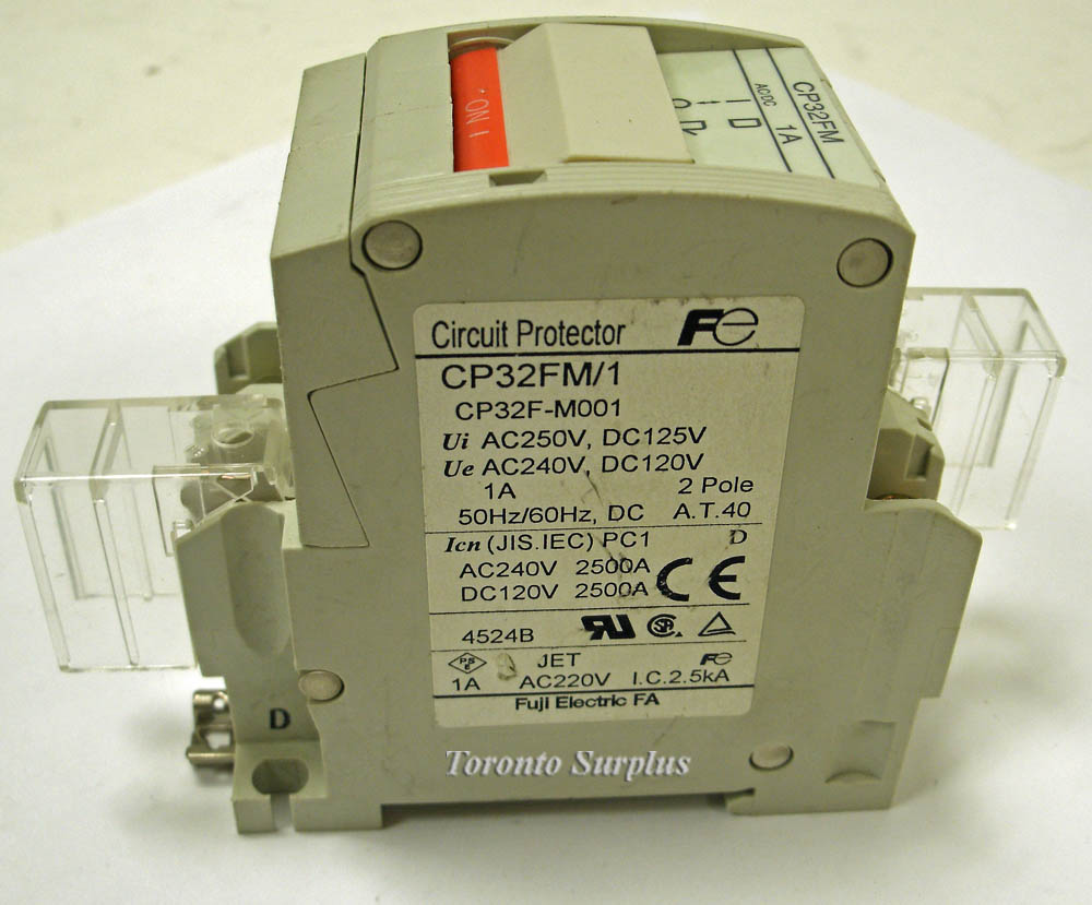 Fuji Electric CP32FM/1 CP325FM1 250V, 2 Pole, Circuit Protector