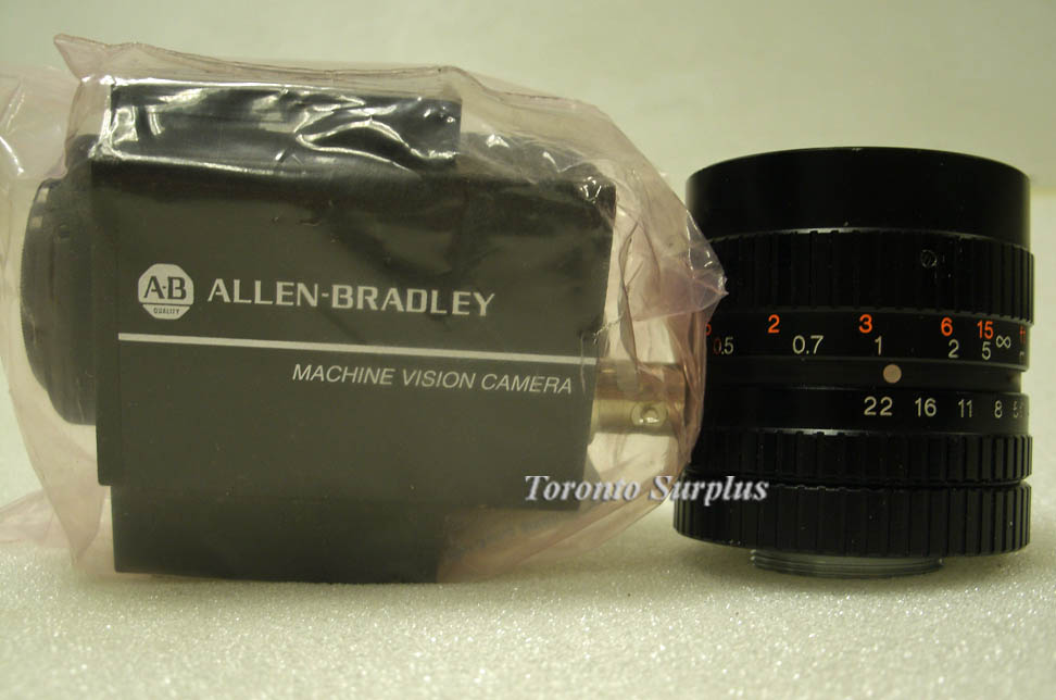 Allen Bradley 2801-YF CCTV Machine Vision Camera W/ Fuji Fujinon HF35A-2 Lens