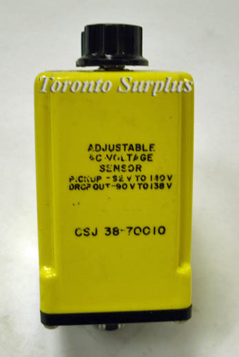 Potter & Brumfield CSJ-38-70010 / CSJ3870010, 120VAC Adjustable Voltage Sensor