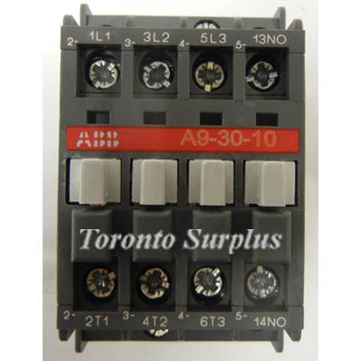 ABB A9-30-10 / A93010 3 Phase Contactor 220-230V 50Hz. See Description