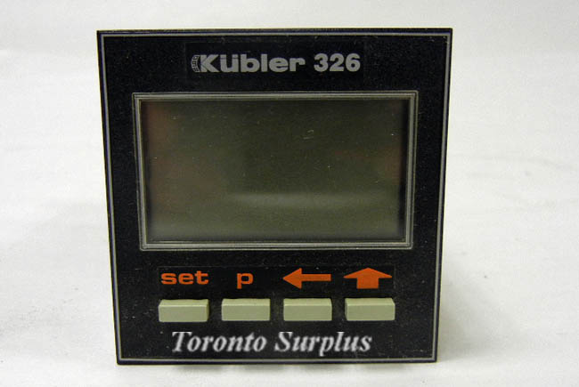 Fritz-Kubler 326 Electronic Pre-set Counter, Type 6.326.210.300, 20V, 30A