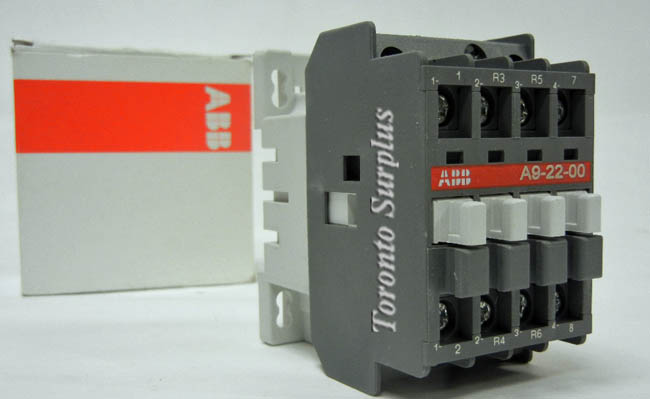 Abb A9-22-00 Contactor 4 Pole 220-230 V 50Hz / 277V 60Hz BNIB / NOS