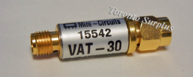 Mini Circuits Vat -30 VAT30 Fixed Attenuator 30dB 50 Ohm