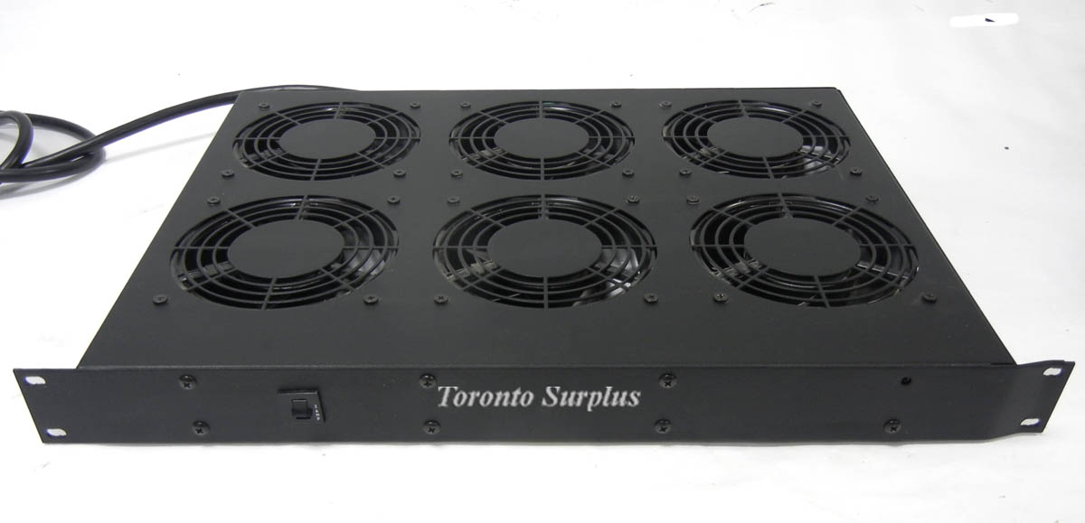 Hammond FT600TA1BK Fan Tray, AC, 6 Fan, 80W, 600CFM