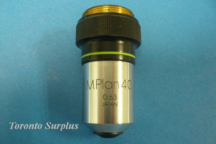 zo Olympus MPlan 40 0.63 Microscope Eyepiece Lens