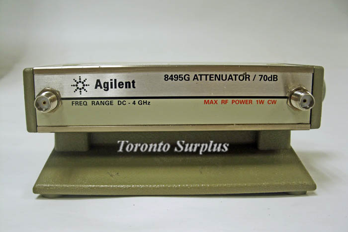 HP 8495G / Agilent 8495G Opt 002 W/ HP 8494G / Agilent 8494G Programmable Step Attenuator DC to 4 GHz, W/ Opt 002