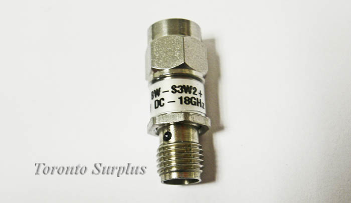Mini-Circuits MCL BW-S3W2+ BWS3W2+ Fixed SMA Coaxial Attenuator, SMA 3dB 2W 18GHz