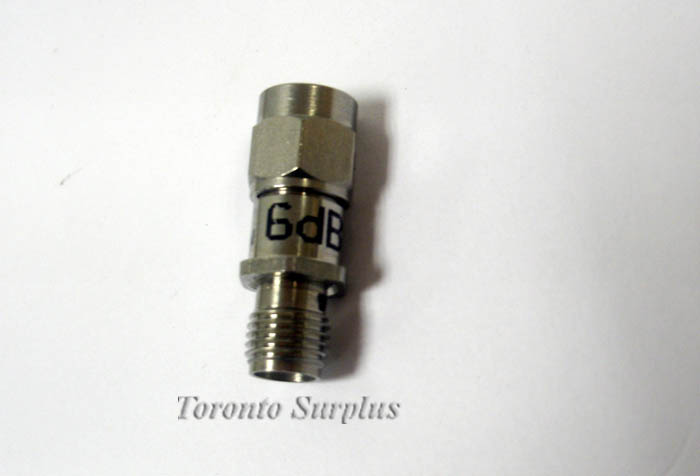 Mini-Circuits MCL BW-S6W2+ BWS6W2+ Fixed SMA Coaxial Attenuator, 6dB 2W 18GHz - Like New