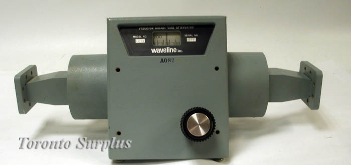 Waveline 5922R, Rack Mount Direct Reading Rotary Vane Attenuator, 0-60dB