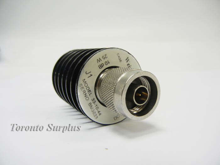 Weinschel 33-10-44 / 331044 Coaxial Attenuator 8.5GHz, 10 dB