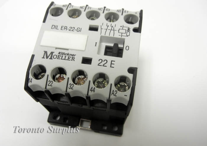 Klockner-Moeller DILER-22-GI / DILER22GI Contactor Relay, 110V