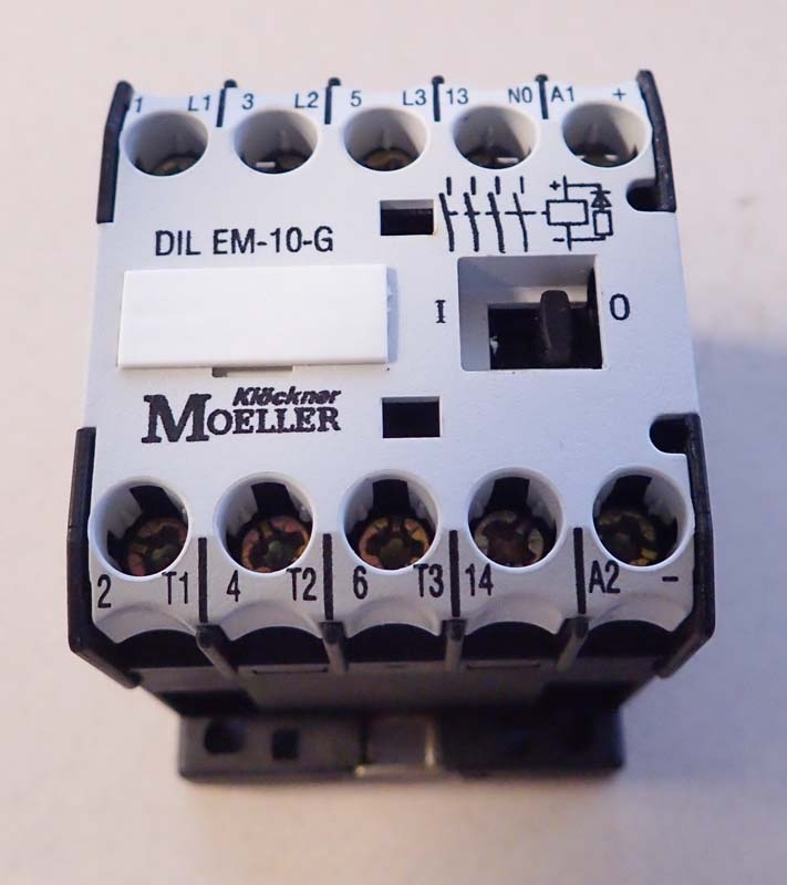 Klockner -Moeller DILEM-10-G / DILEM10G Contactor Relay, 3 Pole, 24V DC