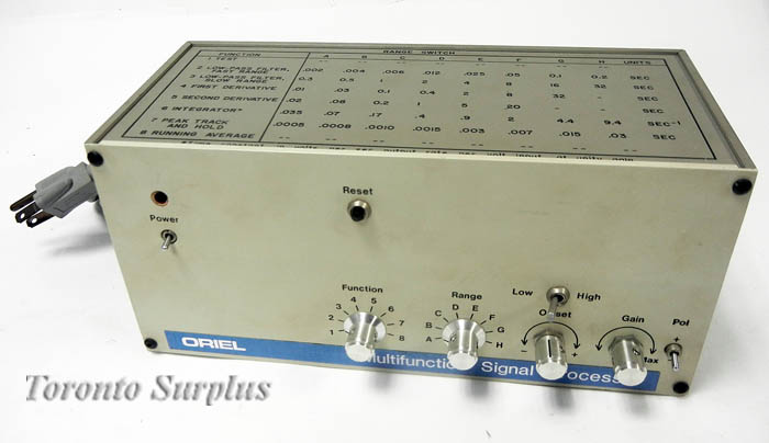 Oriel 7600 Multifunction Signal Processor 220V