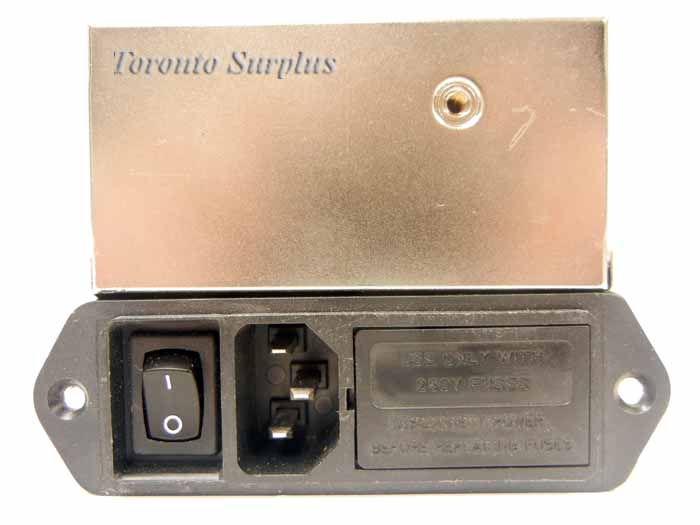 TE Connectivity / Corcom 3EZM1S AC Power Entry Module 3A, 120VAC