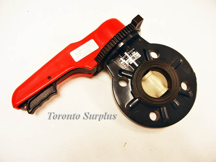 Asahi Chemline Plastics 56 Series B/V 02L00306F Elastomer Seated Butterfly Valve 2"