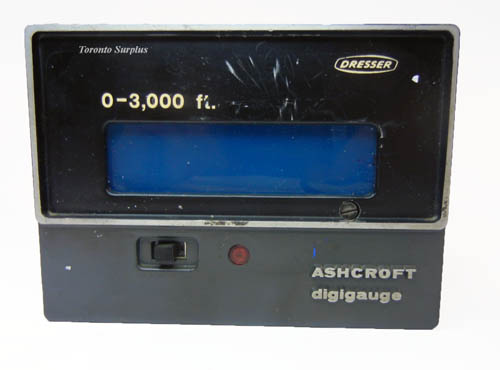Ashcroft Digigauge Pressure Indicator 0-3000 ft