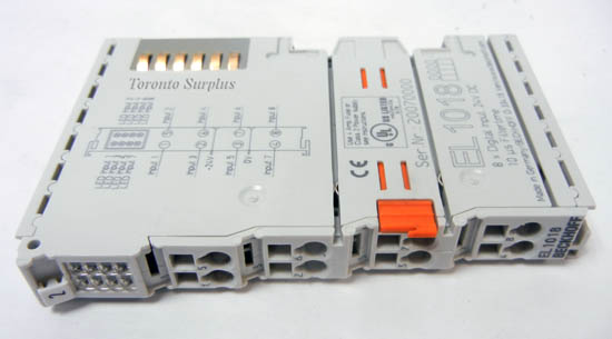 Beckhoff EL1018 8-Channel Digital Input Terminal 24 V DC, 10 µs