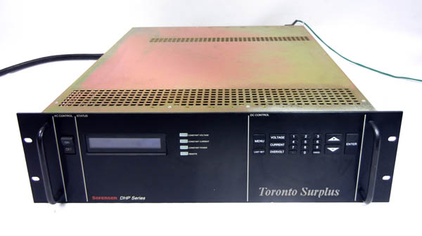 a 60V, 110A Sorensen DHP60-110 Programmable Digital Power Supply, 0-60 VDC, 0-110 Amp