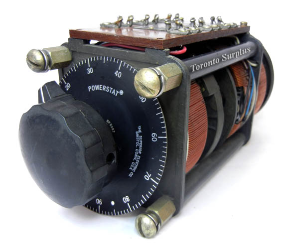 Superior Electric 2HMS07UK-3Y Powerstat Variable Transformer / Variac, 240V, 7.5 A, 3 Phase. 400 Hz