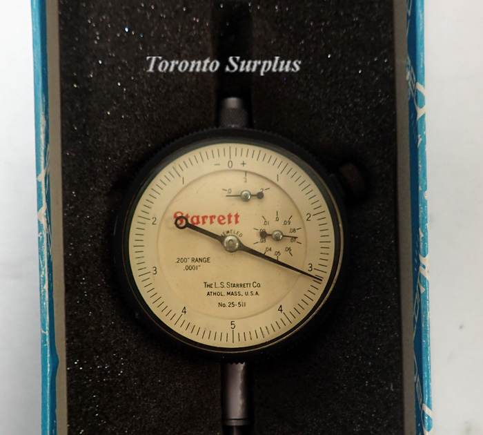 Starrett 25-511 / 25511 Dial Indicator W/ Revoluton Counter