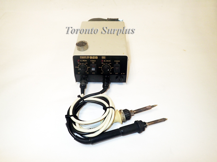 Hakko 928 Soldering Station 120W, with 900 & 903 Irons