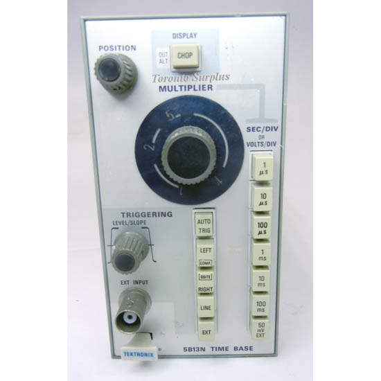 Tektronix 5B13N Time Base Plug-in AS-IS
