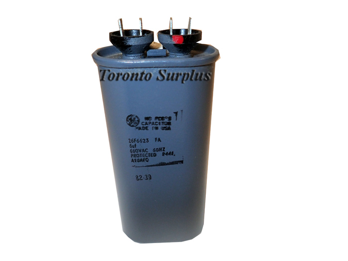General Electric 26F6623 Capacitor 6uF, 660VAC