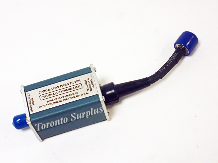 Tektronix 015-0352-00 250KHz Low Pass Filter, 3V
