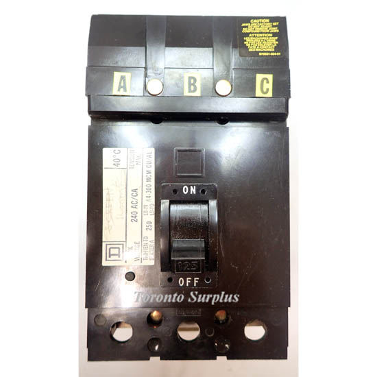 Square D 125A Molded Case Circuit Breaker