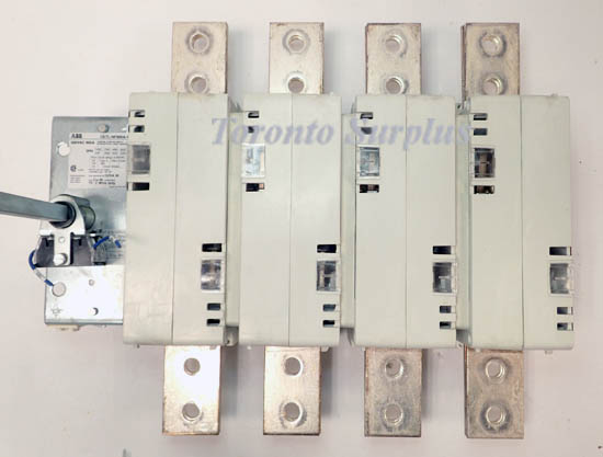 ABB OETL-NF800A-4 Disconnect Switch, Non-Refusible w/ 16" Through-the-Door Rod for Handle