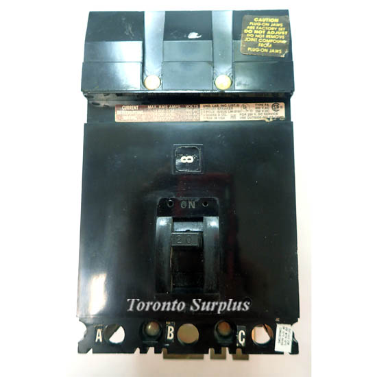 Square D FA36020 20A Thermal-Magnetic Circuit Breaker